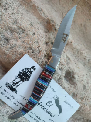 NOVEDAD NAVAJA MANCHEGA AZUL PEQUEÑA